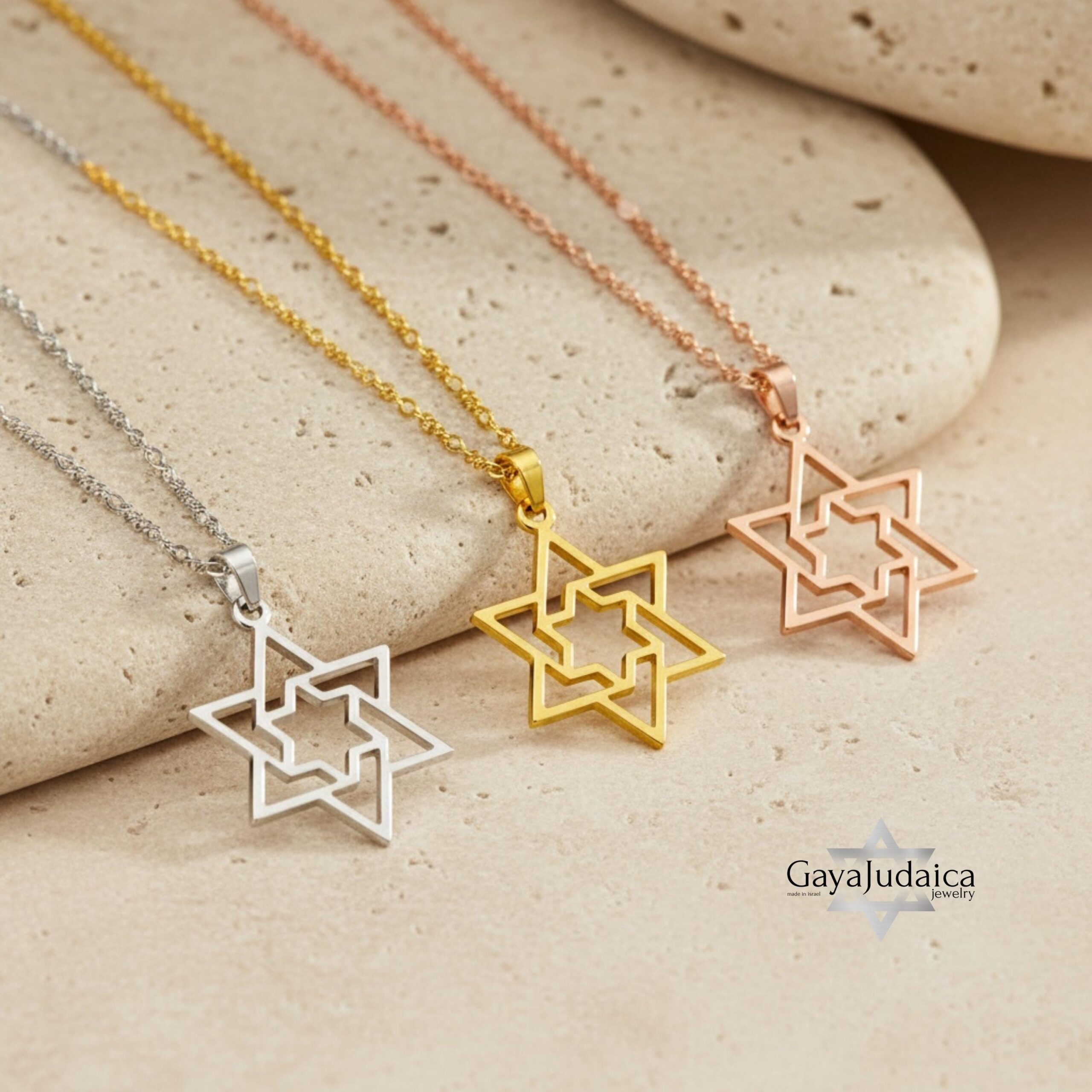Large Star of David Necklace — Statement Magen David Pendant Large Star of David Necklace — Statement Magen David Pendant
