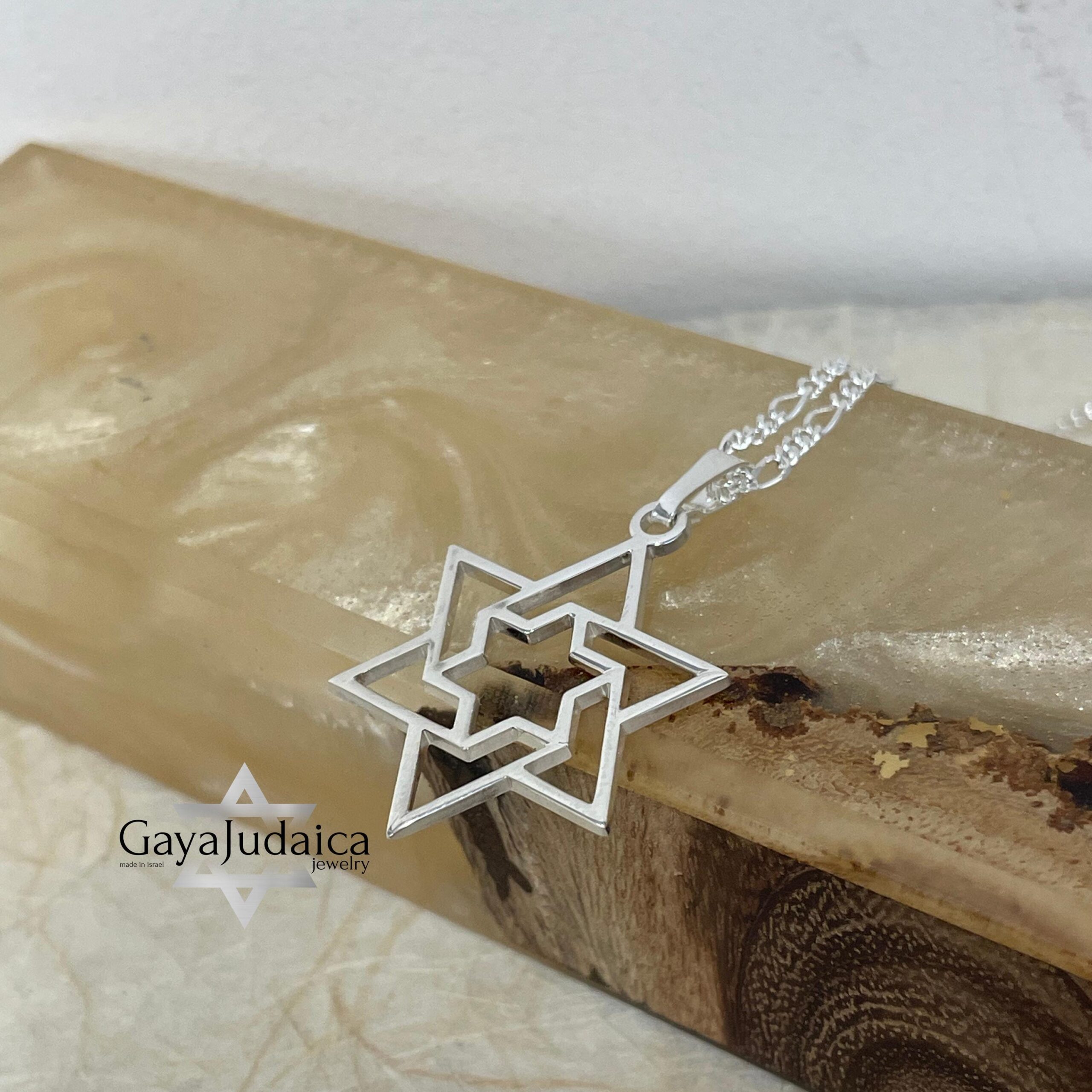 Large Star of David Necklace — Statement Magen David Pendant Large Star of David Necklace — Statement Magen David Pendant