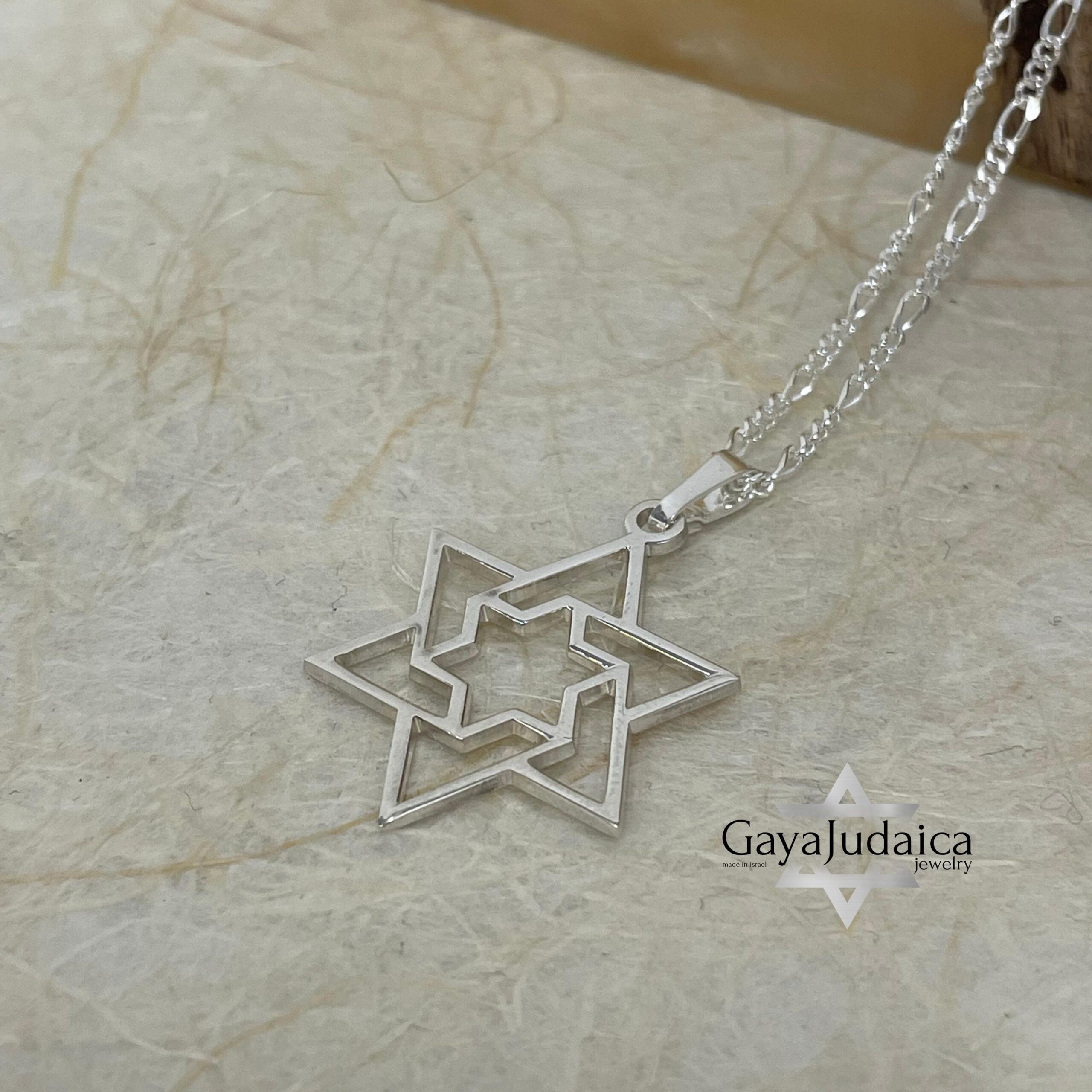 Large Star of David Necklace — Statement Magen David Pendant Large Star of David Necklace — Statement Magen David Pendant