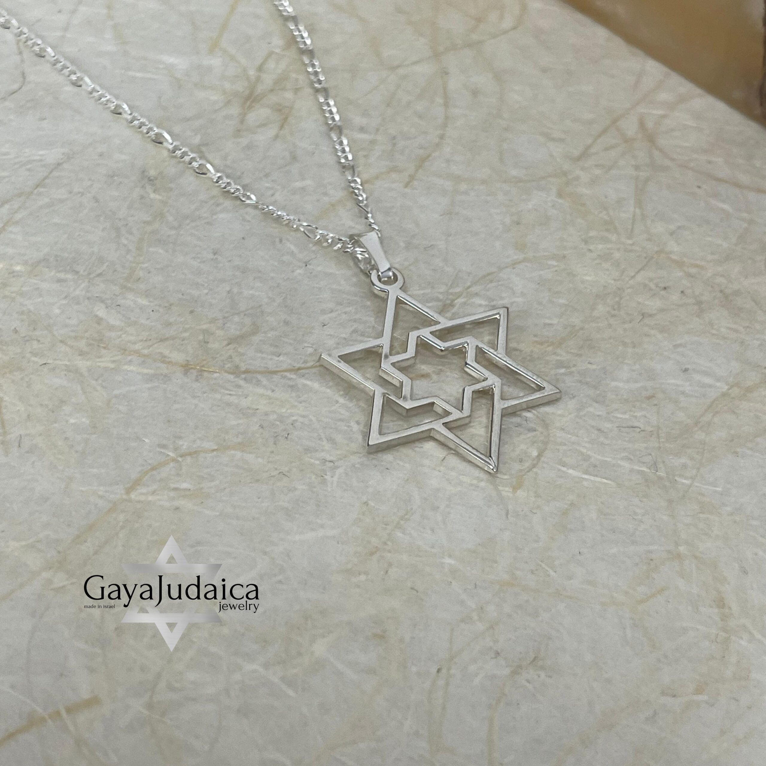 Large Star of David Necklace — Statement Magen David Pendant Large Star of David Necklace — Statement Magen David Pendant