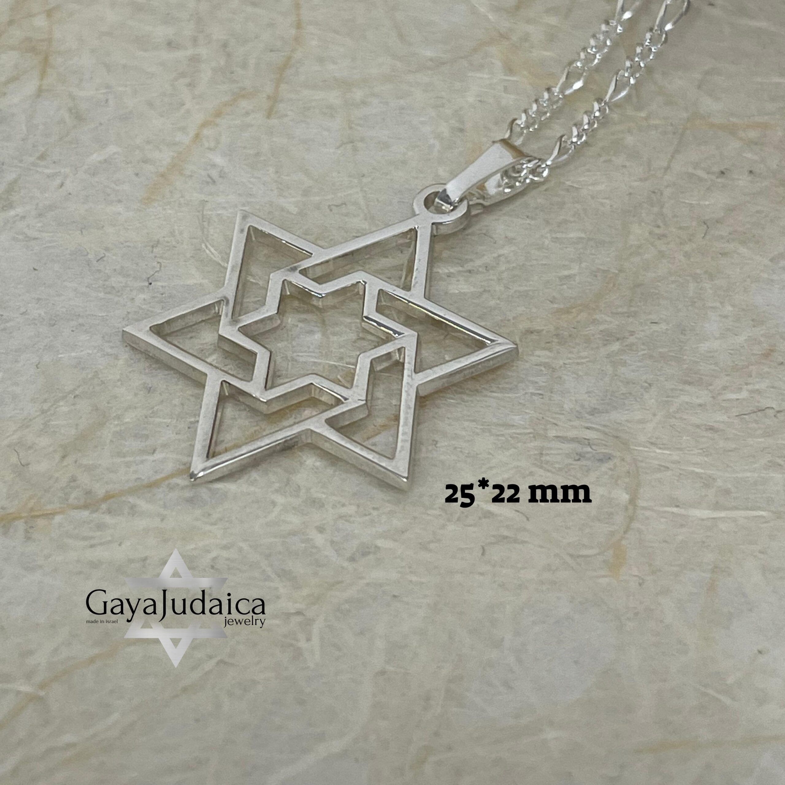 Large Star of David Necklace — Statement Magen David Pendant Large Star of David Necklace — Statement Magen David Pendant