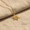 Large Star of David Necklace — view 16