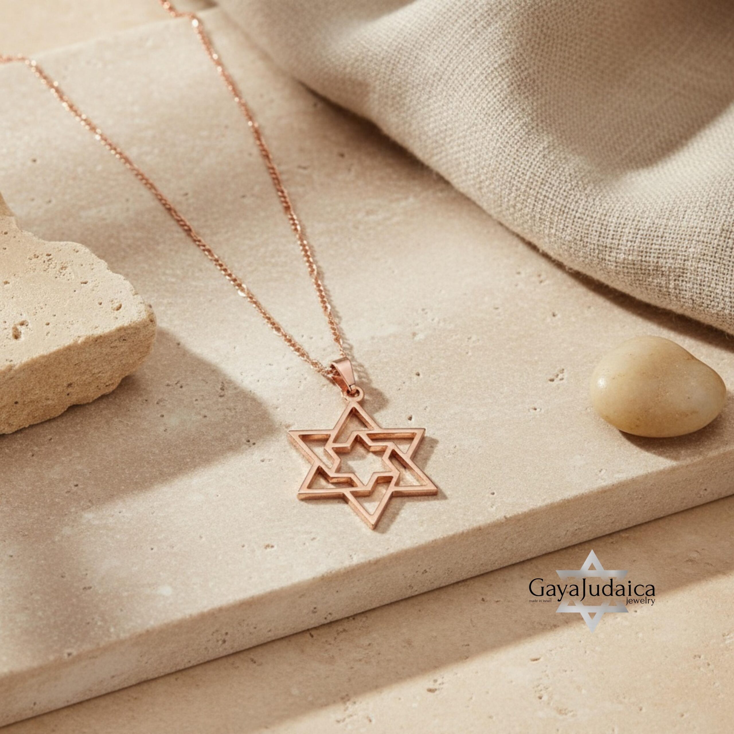 Large Star of David Necklace — Statement Magen David Pendant Large Star of David Necklace — Statement Magen David Pendant