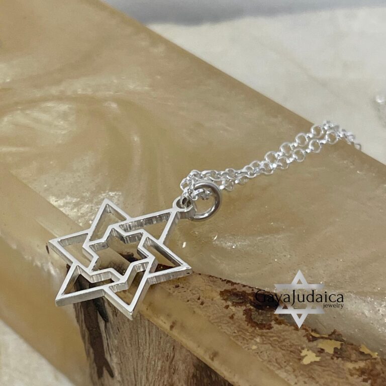 Star of David Necklace — view 2