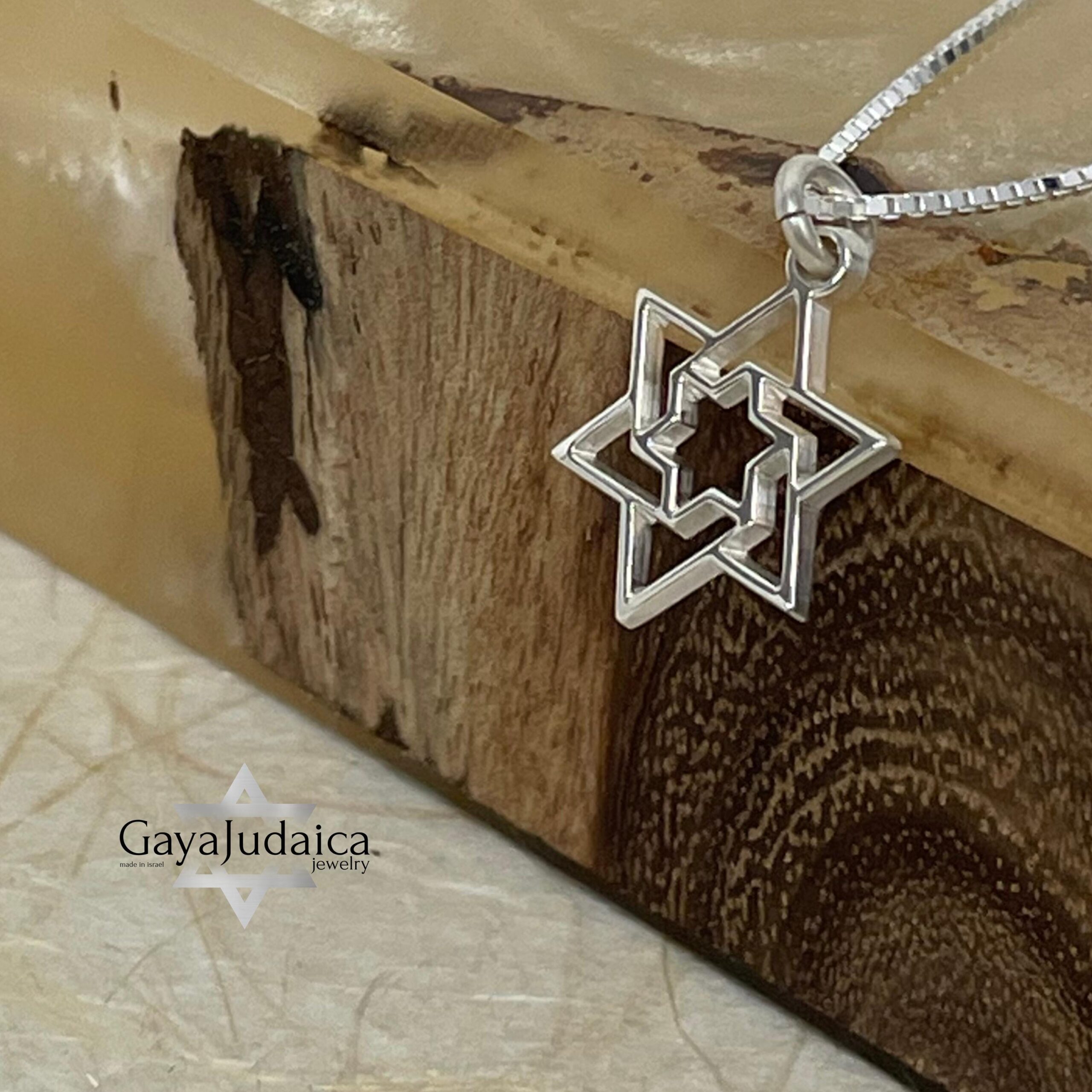 Dainty Star of David Necklace — Petite Sterling Silver Magen David Pendant Dainty Star of David Necklace — Petite Sterling Silver Magen David Pendant