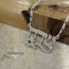 Hebrew Name Necklace with Star of David & Birthstone Zircon — view 13