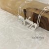 Large Custom Hebrew Name Necklace — view 3