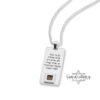 Engraved Psalm 23:4 Nano Bible Necklace — view 2