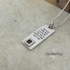 Engraved Psalm 23:4 Nano Bible Necklace — view 6