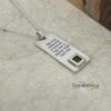 Engraved Psalm 23:4 Nano Bible Necklace — view 7