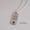 Engraved Psalm 23:4 Nano Bible Necklace — view 11