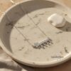 Personalized Hebrew Name Flower Necklace — view 14
