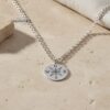 Engraved Compass Necklace — view 6