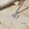 Engraved Compass Necklace — view 7