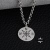 Engraved Compass Necklace — view 10