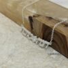 Two-Name Hebrew Necklace with Star of David & Zircon — view 7