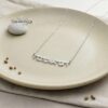 Two-Name Hebrew Necklace with Star of David & Zircon — view 10