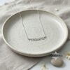 Two-Name Hebrew Necklace with Star of David & Zircon — view 14