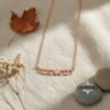 Two-Name Hebrew Necklace with Star of David & Zircon — view 16