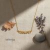 Two-Name Hebrew Necklace with Star of David & Zircon — view 17