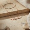 Two-Name Hebrew Necklace with Star of David & Zircon — view 18