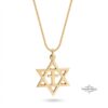 Cross with Star of David Necklace — view 3