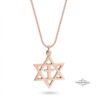Cross with Star of David Necklace — view 4