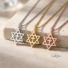 Cross with Star of David Necklace — view 6