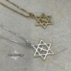 Cross with Star of David Necklace — view 12