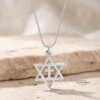Cross with Star of David Necklace — view 13