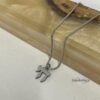 Mini Chai Necklace Stainless Steel — Israeli Judaica — view 5