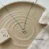 Mini Chai Necklace Stainless Steel — Israeli Judaica — view 8