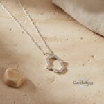 Hamsa Necklace with Zirconia — Israeli Protection Pendant