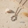 Hamsa Necklace with Zirconia — view 12