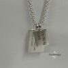 Custom Hebrew Double Tag Necklace — view 10