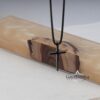3D Cross Pendant Necklace Stainless Steel — additional angle, handmade in Israel