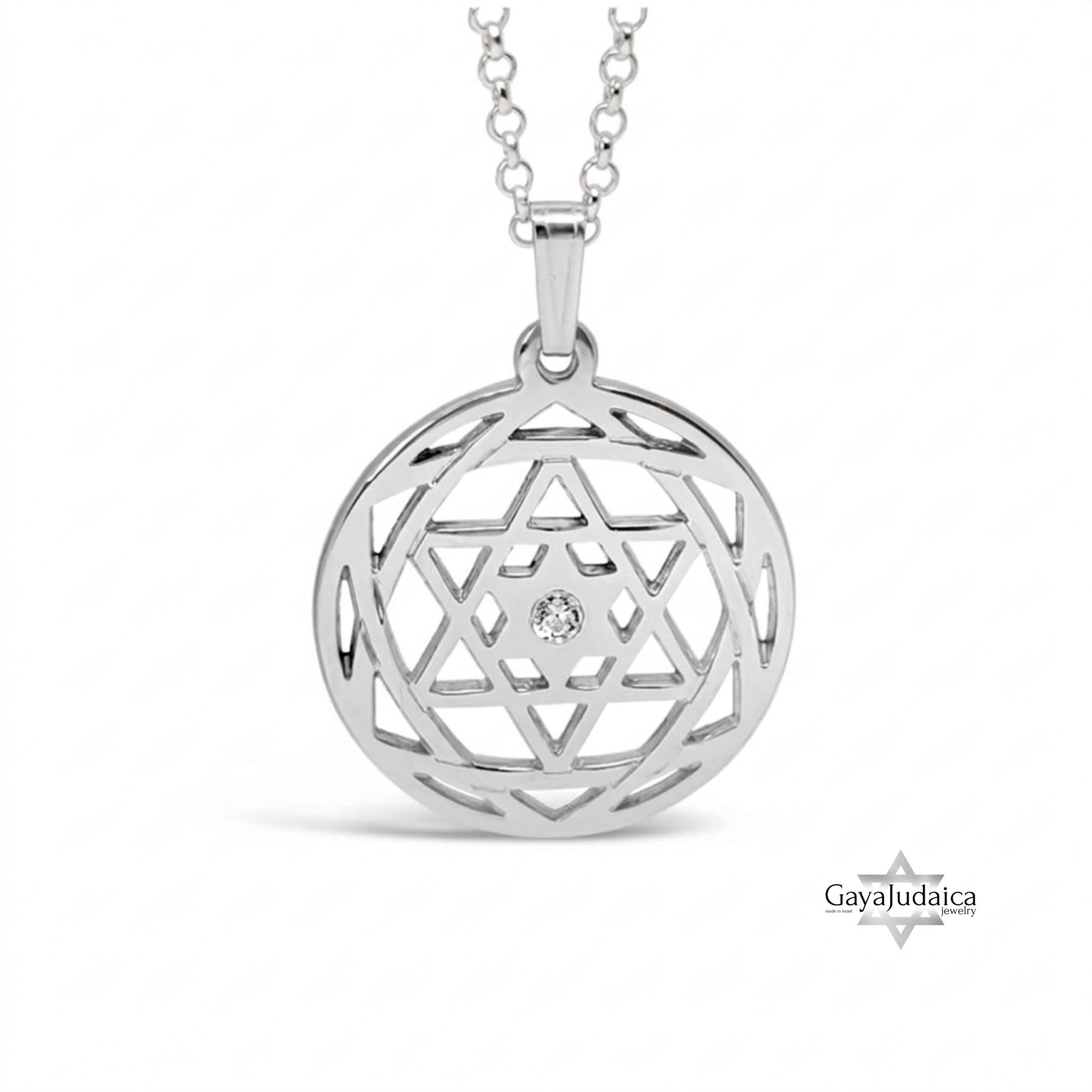 Custom Star of David Birthstone Pendant — Personalized Israeli Necklace Custom Star of David Birthstone Pendant — Personalized Israeli Necklace