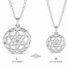 Custom Star of David Birthstone Pendant — view 5