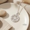 Custom Star of David Birthstone Pendant — view 13