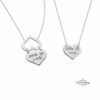Sterling Silver Heart Hidden-Message Necklace — view 6