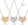 Sterling Silver Heart Hidden-Message Necklace — view 7