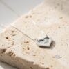 Sterling Silver Heart Hidden-Message Necklace — view 9