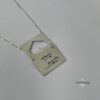 Sterling Silver Envelope Pendant Necklace — view 7