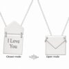 Personalized Envelope Hidden-Message Necklace — view 4