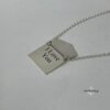 Personalized Envelope Hidden-Message Necklace — view 8