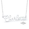 Personalized Hebrew Name Necklace — view 2