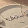 Personalized Hebrew Name Necklace — view 11