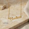 Personalized Hebrew Name Necklace — view 15