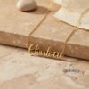 Personalized Hebrew Name Necklace — view 16