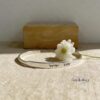 925 Sterling Silver Personalized Bracelet — staged view, handmade in Israel